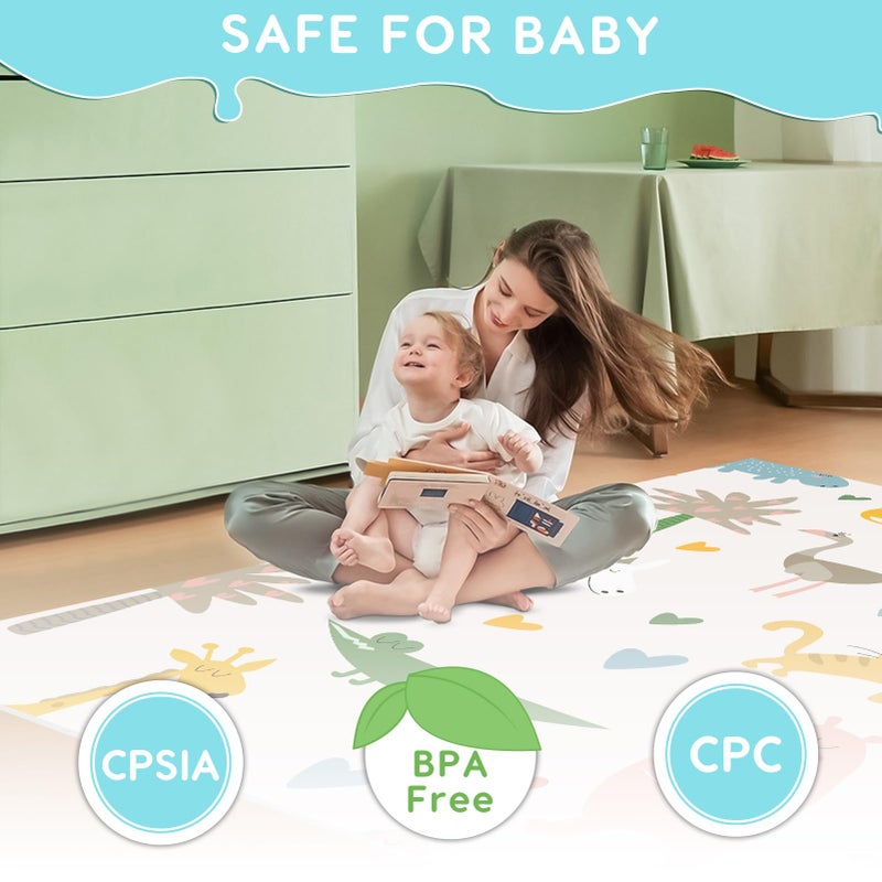 Fshibila Baby Playpen with Mat, Baby Playpens for Babies and Toddlers, BabyFence Play Pen for Indoor & Outdoor, Sturdy Safety Play Yard with Soft Breathable Mesh, 50 * 50 * 27 inches Grey - Image 4
