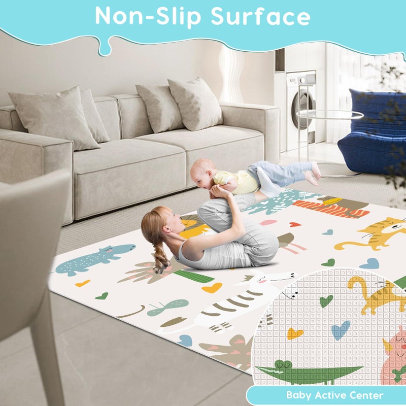 Fshibila Baby Playpen with Mat, Baby Playpens for Babies and Toddlers, BabyFence Play Pen for Indoor & Outdoor, Sturdy Safety Play Yard with Soft Breathable Mesh, 50 * 50 * 27 inches Grey - Image 5