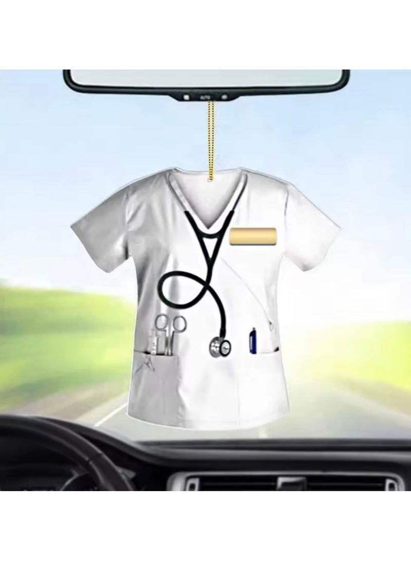 Generic Medical Uniform Car Mirror Hanger 