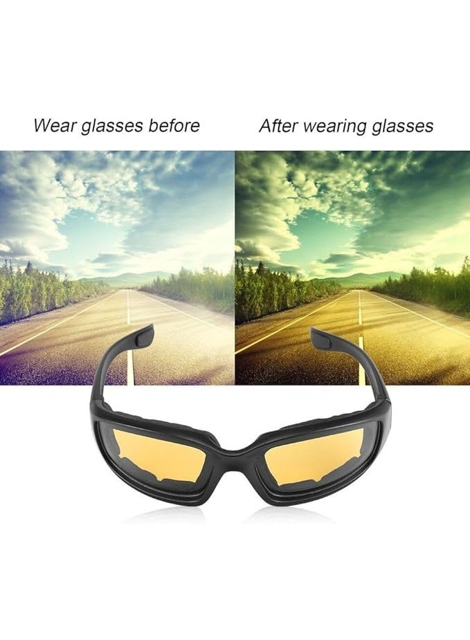 My souq store :Professional Motorcycle Windproof & Dustproof Safety Glasses | UV400 Mirror Coated Lenses - Comfort Sports Design for Ultimate Eye Protection - Image 5