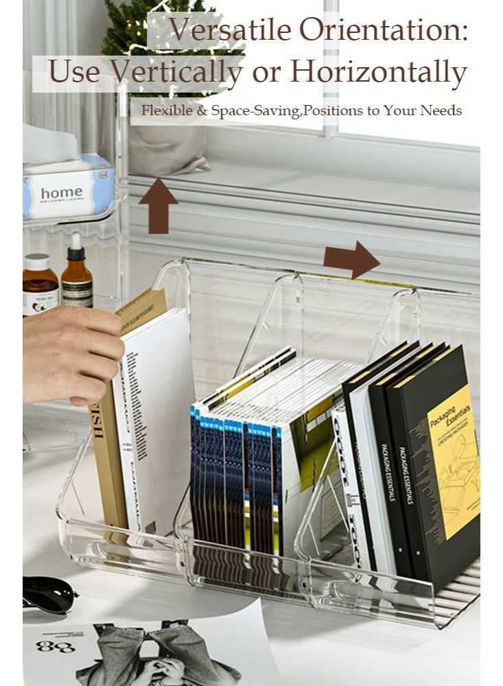 فورثكان رف تخزين زاوي (عبوة من 3 قطع)، تصميم قابل للتكديس، رف تخزين مستحضرات التجميل والعناية بالبشرة، منظم عطور ومستحضرات تجميل، رف توابل للمطبخ - Image 5