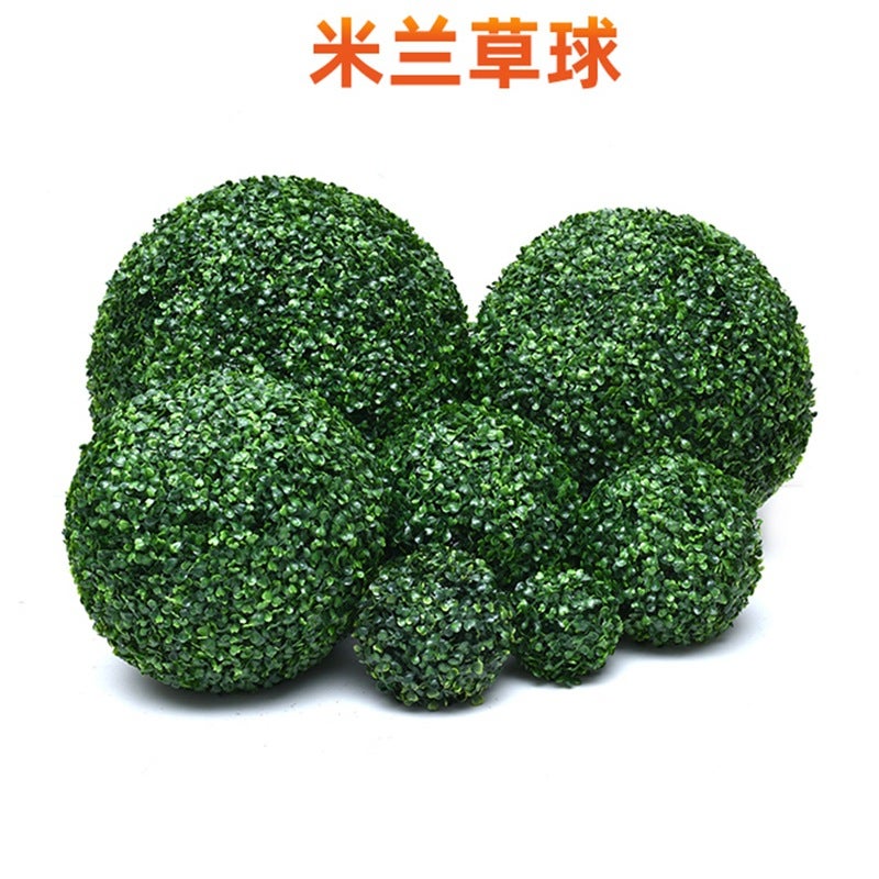 Simulation Plant Grass Ball Milan Ball Green Plant Decoration Ceiling Plastic Fake Flower Shopping Mall Opening Window Meichen Ceiling - Image 2
