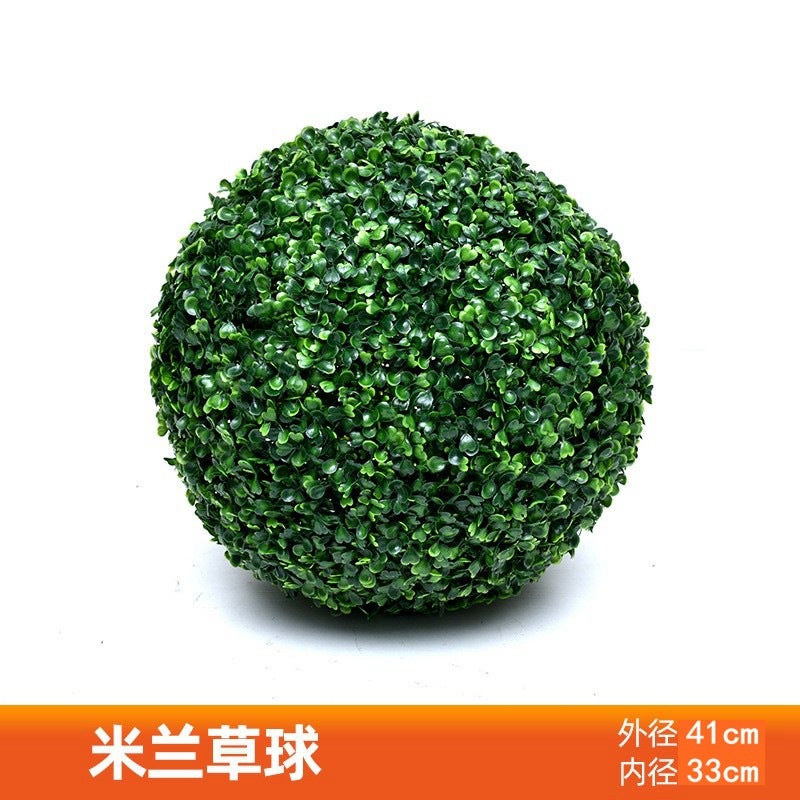 Simulation Plant Grass Ball Milan Ball Green Plant Decoration Ceiling Plastic Fake Flower Shopping Mall Opening Window Meichen Ceiling - Image 1