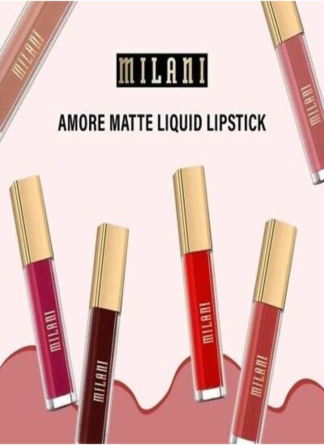 MILANI - Milani Amore Matte Lip Crème, Shade 23 Babe, 6g - Long-Lasting, Full Coverage Matte Liquid Lipstick - Image 1