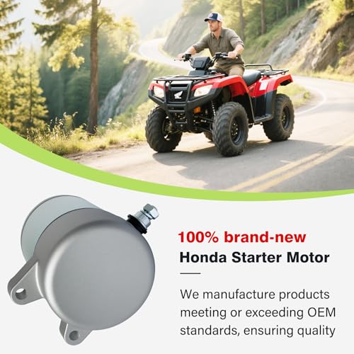 C CLINK Starter Motor for Honda Rancher 350 Compatible with Rancher 350 TRX350TE TRX350FM TRX350TM TRX350FE TRX350 Rancher 4x4 ES 2000-2006 ATV UTV - Image 5