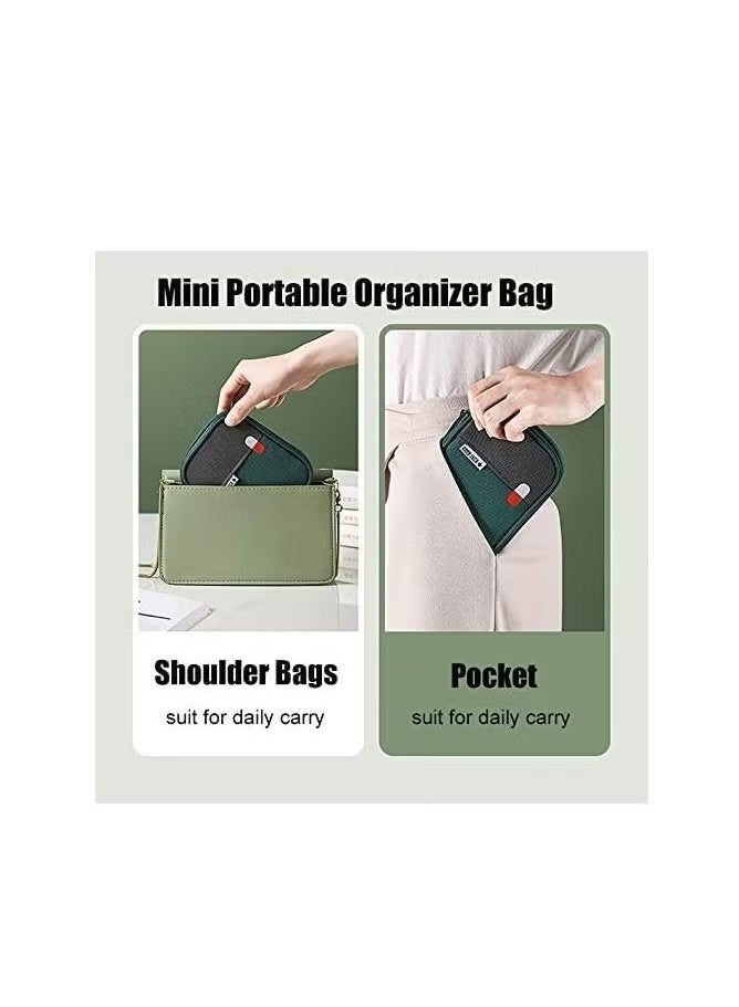Ailily 2 Size Empty First Aid Bags with Small Medical Pouch, Insulated Survival Medicine Bag, Portable Medication Travel Carrying Case with Handle for Car Home Camping Office Workplace  - Image 2