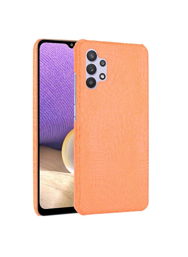 S-TOP Case For Samsung Galaxy A32 4G European version Shockproof Crocodile Texture PC + PU Case - Image 1