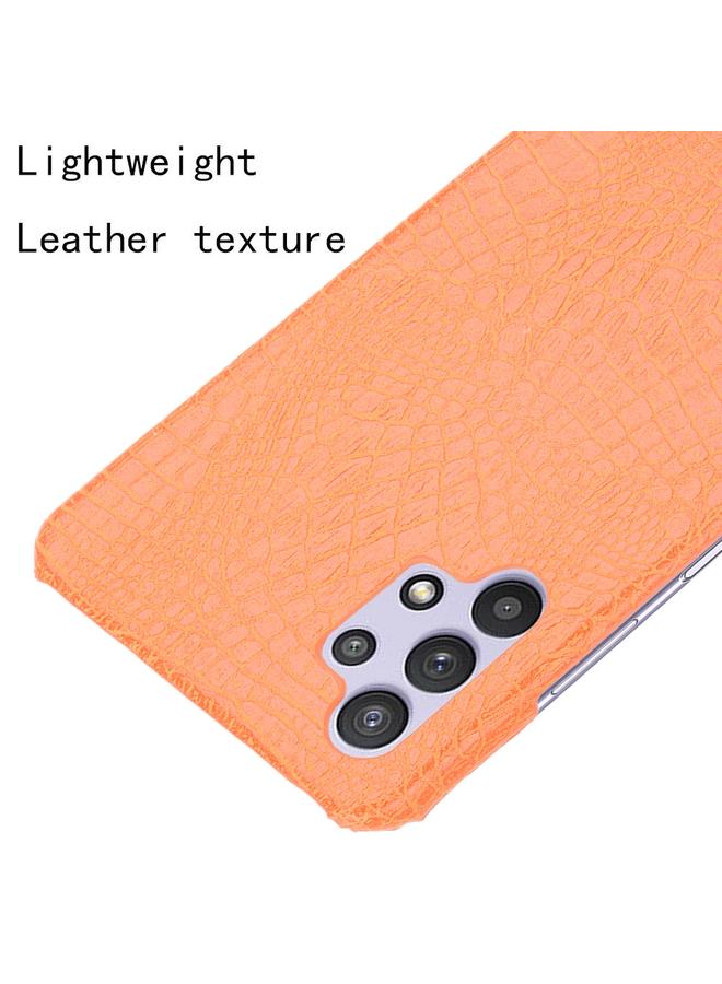 S-TOP Case For Samsung Galaxy A32 4G European version Shockproof Crocodile Texture PC + PU Case - Image 4