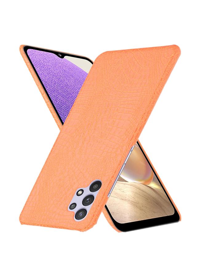 S-TOP Case For Samsung Galaxy A32 4G European version Shockproof Crocodile Texture PC + PU Case - Image 2