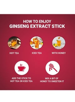 Korean Ginseng of Samjiwon Pure Red Ginseng Extract Stick, 6Years Grown, Energy Boost, Immune Boost,GMP Standards,10ml x 10 Sticks  - Image 4