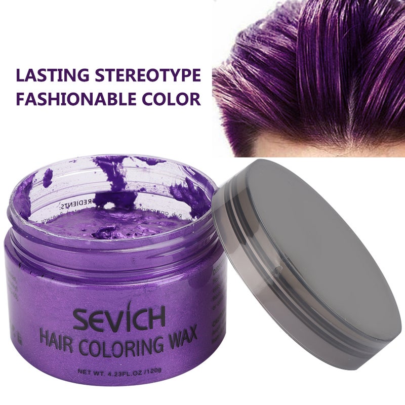 Professional Barber Shop Hair Coloring Clay Hair Dyeing Modeling Styling Wax 120g#3 - Image 2