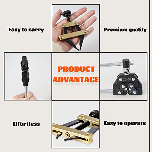 YIUIY Roller Chain Connecting Puller Holder Tool for Motorcycle Bicycle Go Kart ATV Chain Replacement Size # 25 35 40 41 50 60 420 415 415H 428H 520 530 - Image 5