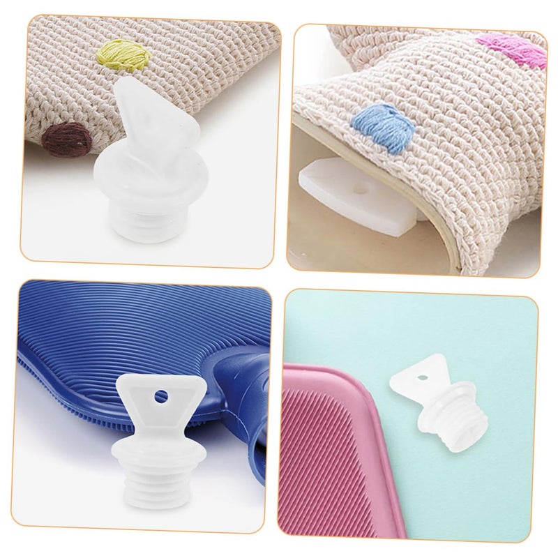 5pcs Leakproof Rubber Stopper Caps for Hot Water Bottles Heat Therapy Sealing Plugs - Image 4