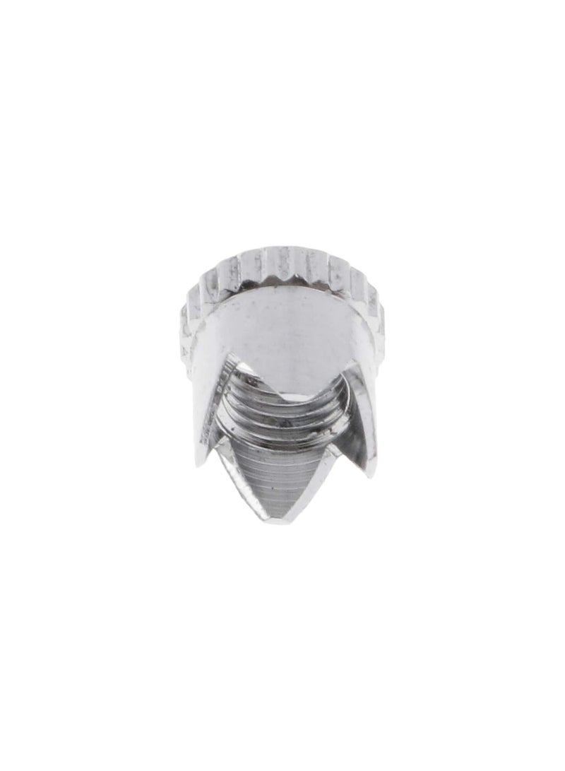 GGOOT Brass Airbrush Crown Shape Needle Cap Air Brush Accessories Parts Silver  - Image 5