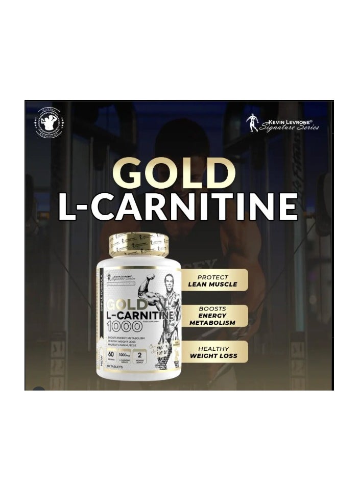 KEVIN LEVRONE Kevin Levrone Gold L-carnitine 1000 100 tablets 100 Serving  - Image 4