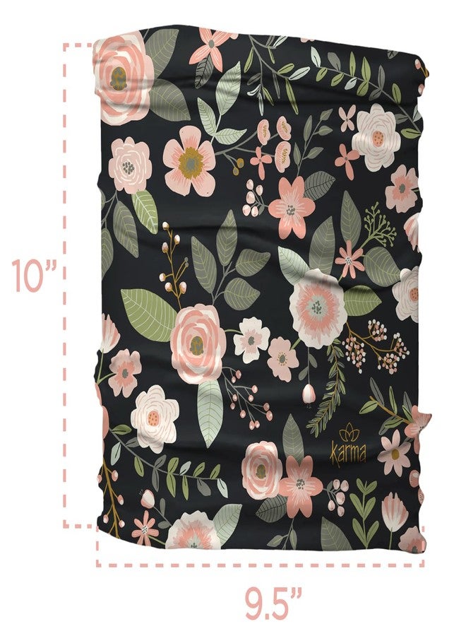 Karma Pink Line Flower Headband for Women - Medium - Fabric Headband and Stretchy Hair Scarf - Pink - Image 5