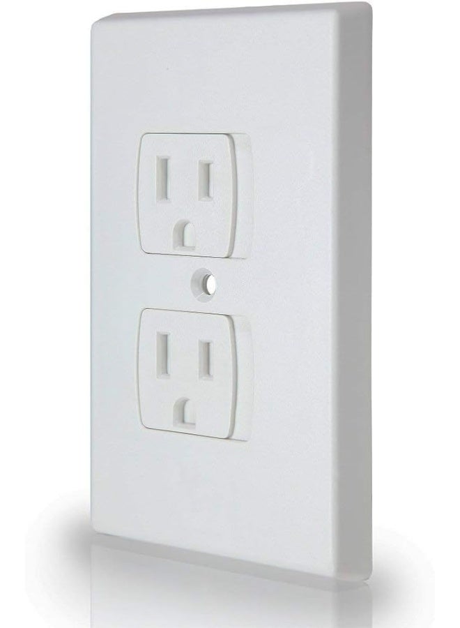 Jambini Self-Closing Baby Proof Outlet Covers Baby Proofing - An Alternative To Plug Covers for Electrical Outlets and Outlet Protectors (3 pack) - Image 2