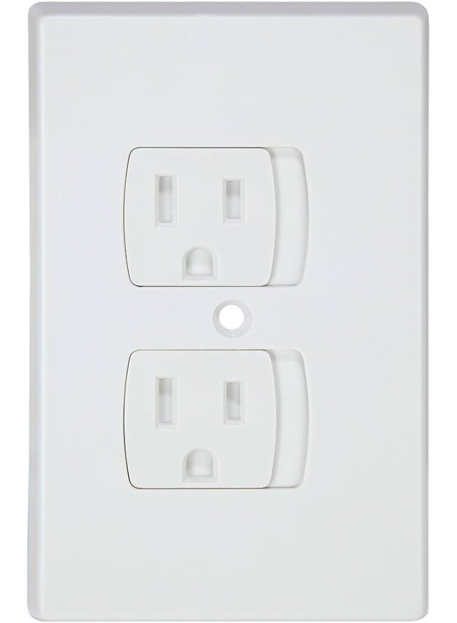 Jambini Self-Closing Baby Proof Outlet Covers Baby Proofing - An Alternative To Plug Covers for Electrical Outlets and Outlet Protectors (3 pack) - Image 3