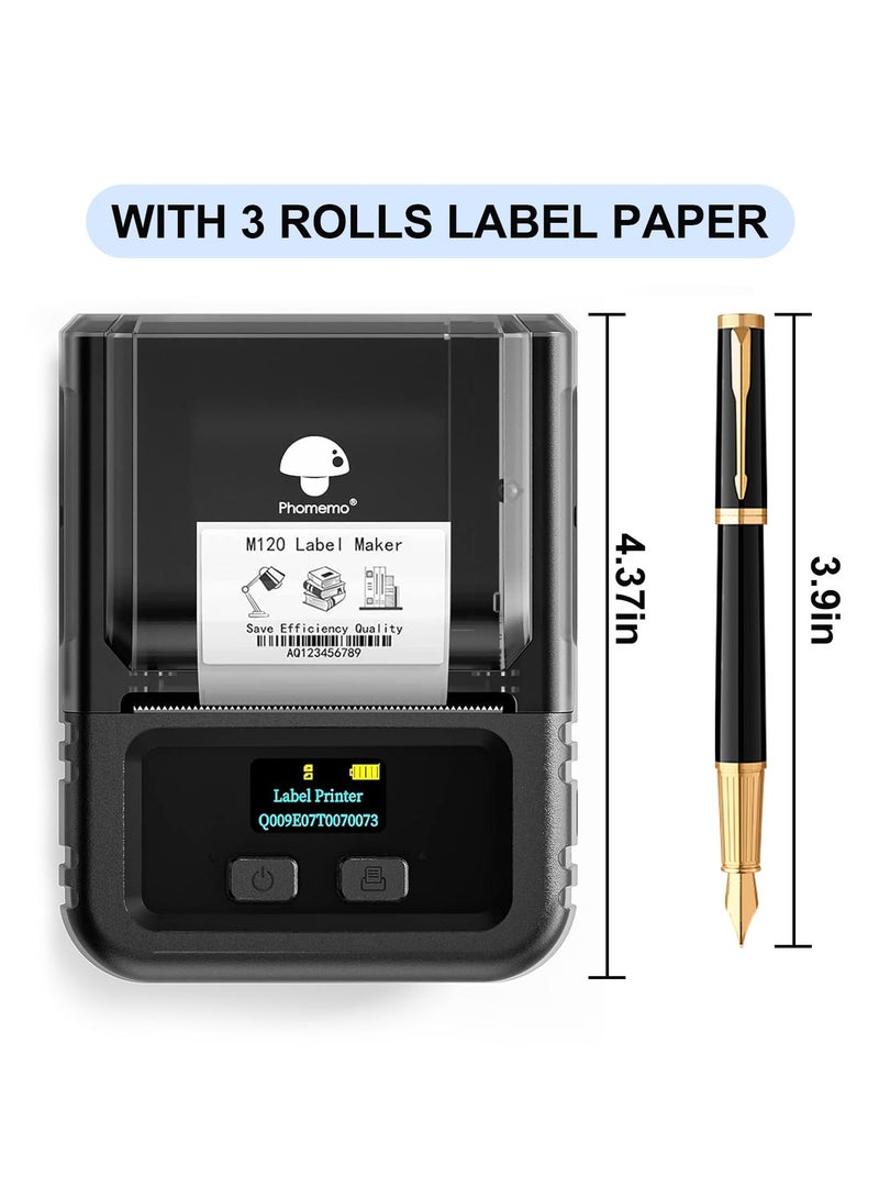 Phomemo M120 Label Maker Barcode Printer - Image 3