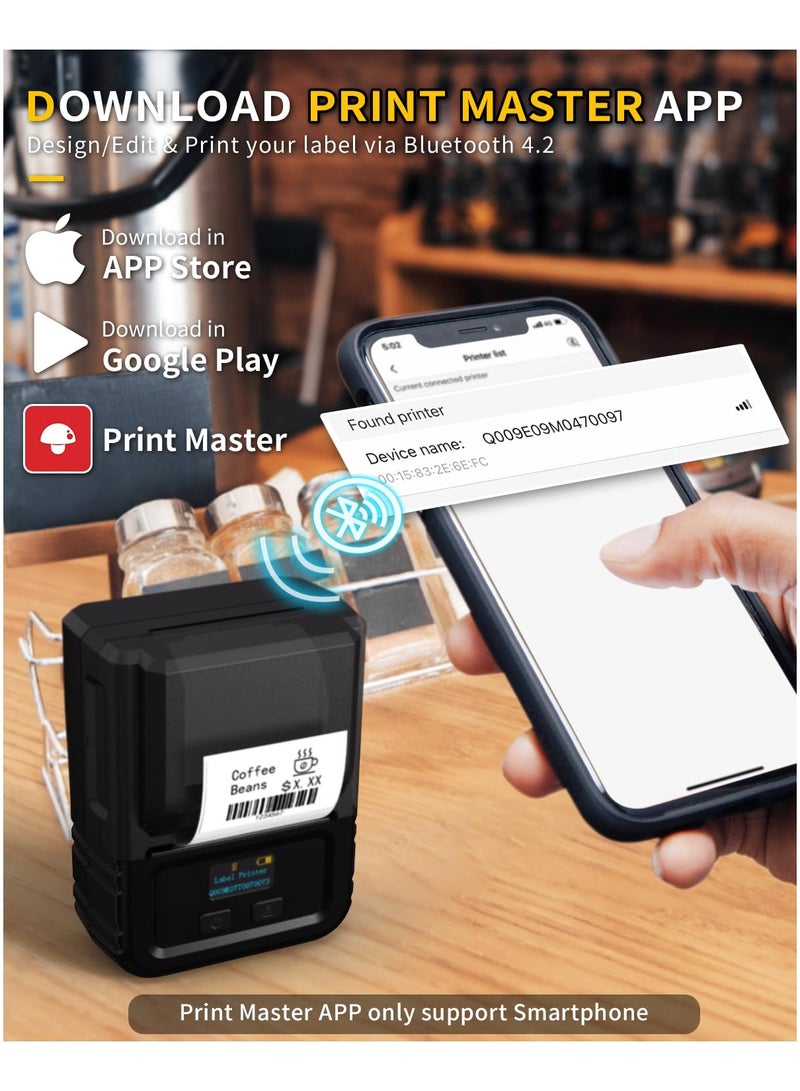 Phomemo M120 Label Maker Barcode Printer - Image 4