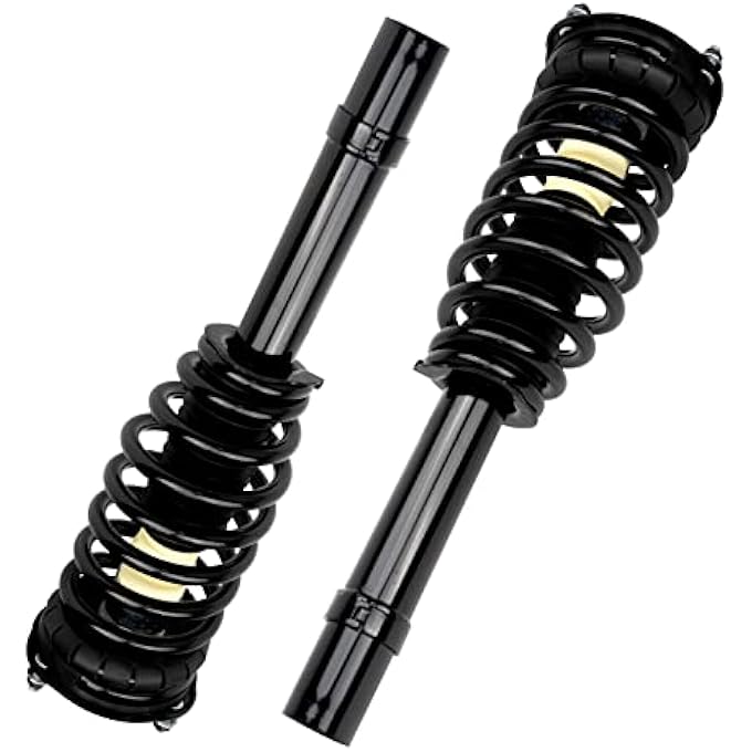 AUTOSITY مجموعة كاملة من الدعامات الأمامية والصدمات البديلة لسيارة سوناتا 2000-2005 أوبتيما 2001-2006 مع دعامات زنبركية لولبية وممتص صدمات 171417 * 2 قطعتين - Image 1