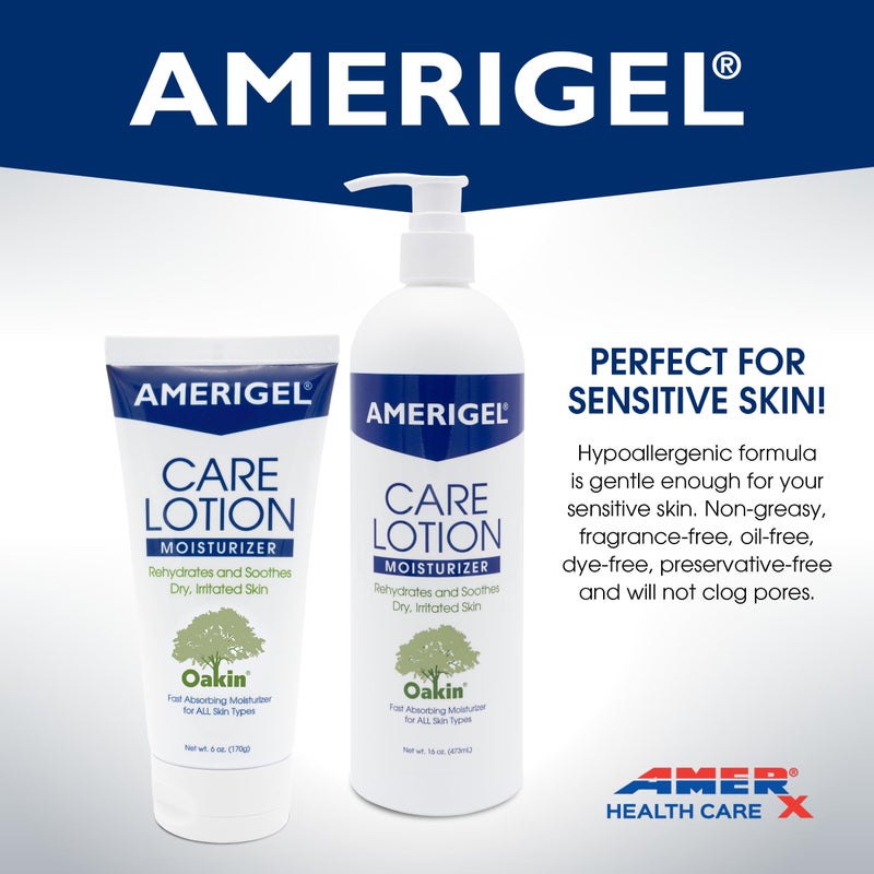 AMERIGEL Care Lotion â€“ Hypoallergenic Moisturizer - Diabetic Skin Care - Rehydrates and Soothes Dry, Irritated Skin - 6 oz. - Image 5
