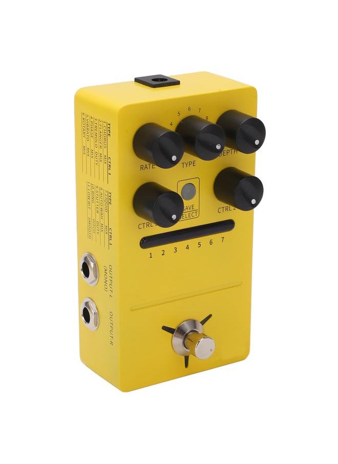 Thoraya - Multi Modulation Pedal Stereo 11 Modulation Effects True Bypass Phase Shifting Trill for Electric Guitar FS05 - Image 1