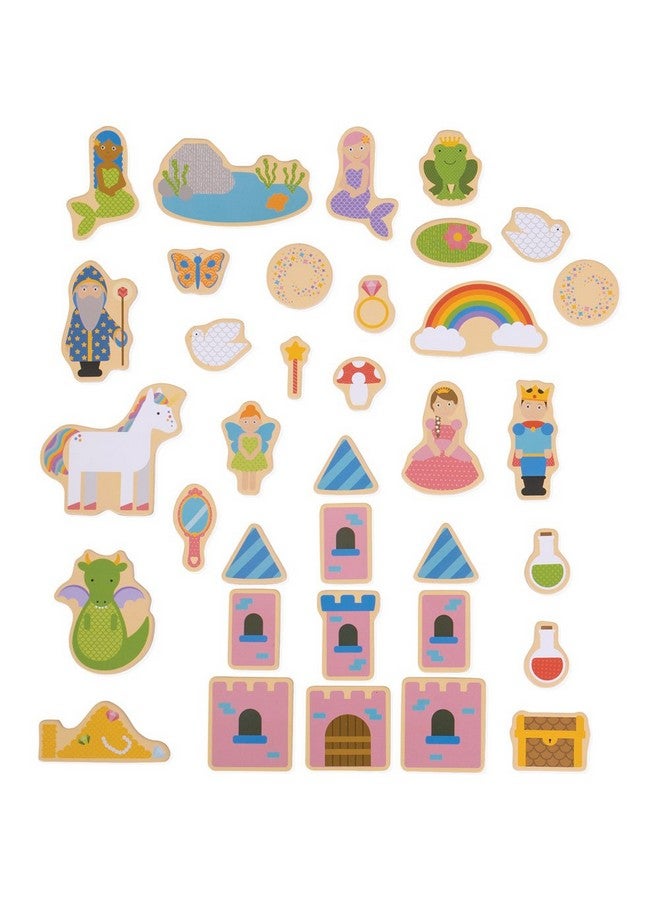 بيج جيجس تويز ألعاب بيج جيجز - مغناطيسات خيالية خشبية - 35 قطعة - Image 1