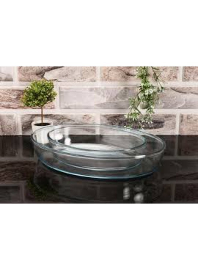 Borcam 159033 Borcam Oval Tray 2 Piece Set - Image 3