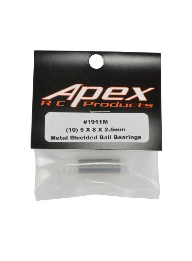 Apex RC Products 10 Pack 5X8X2.5Mm Metal Shielded Ball Bearings Mr85Zz 1911M  - Image 4
