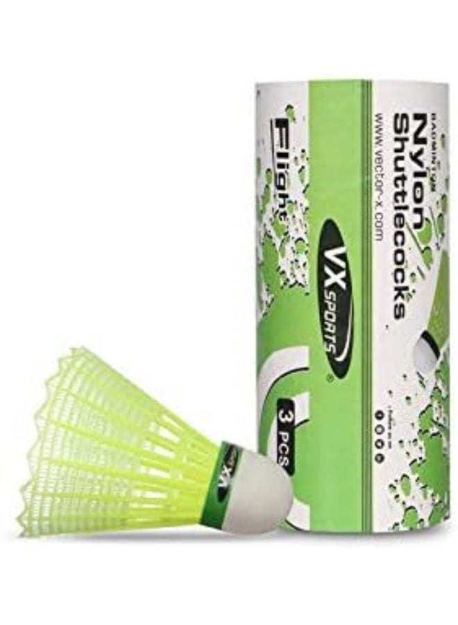 فيكتور أكس مجموعة مضارب تنس الريشة Vector X VXB0 لكبار السن – مضربان من الألومنيوم مع ٣ ريشات للتمرين والتدريب - Image 3