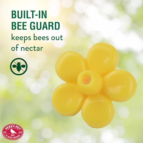 Perky-Pet Perky Pet 202FB 9 Piece Yellow Hummingbird Feeder Replacement Flowers - Image 4