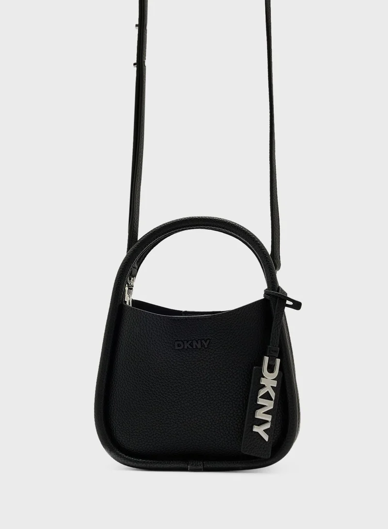 DKNY Logo Capri Shoulder Bag