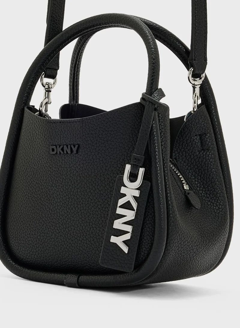 DKNY Logo Capri Shoulder Bag