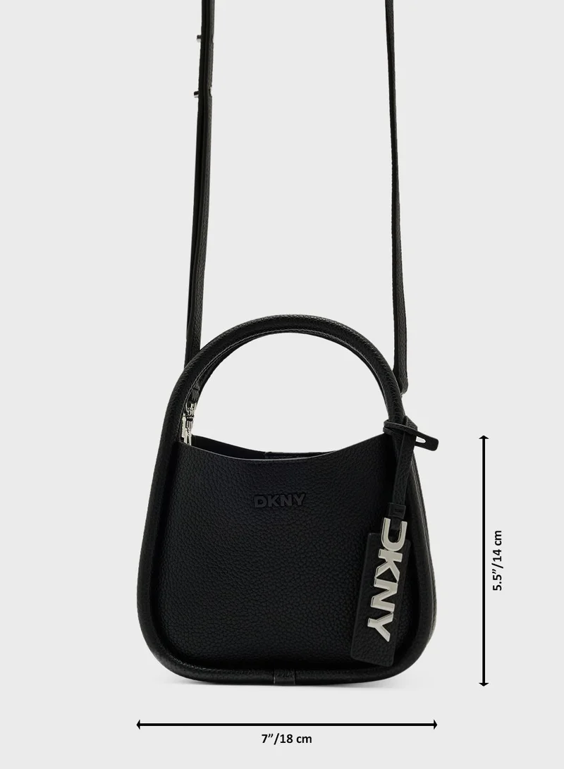 DKNY Logo Capri Shoulder Bag