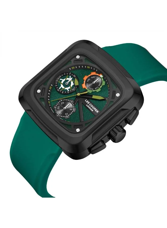 Lee Cooper Men's Silicone Multi Function Watch LC08012.075 - 40 mm