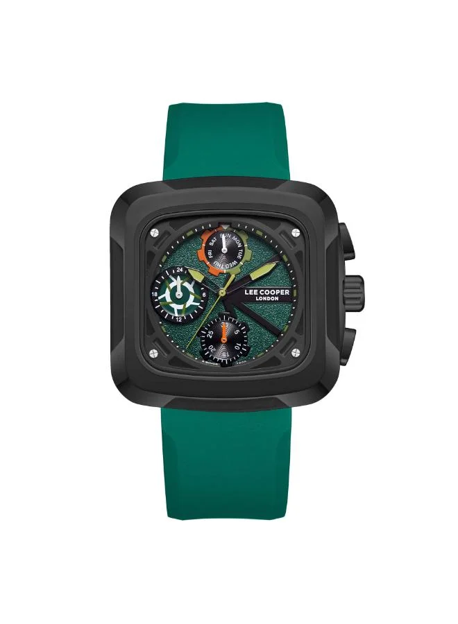 Lee Cooper Men's Silicone Multi Function Watch LC08012.075 - 40 mm