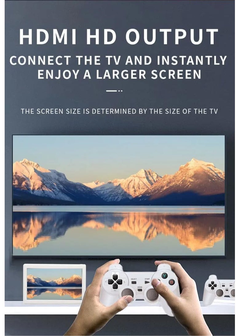 XP18 Portable Flat Panel Game Console with HDMI Output, 7-inch Screen, 4000mAh Battery, and Rechargeable Gamepad 128GB - Image 3