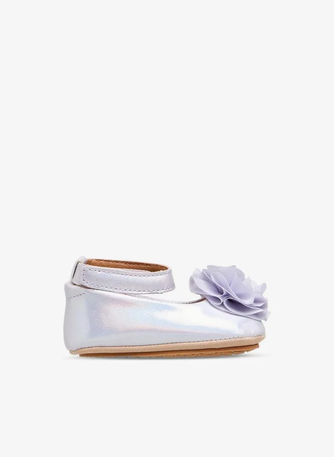 Barefeet Ballerina Shoes with Floral Accent