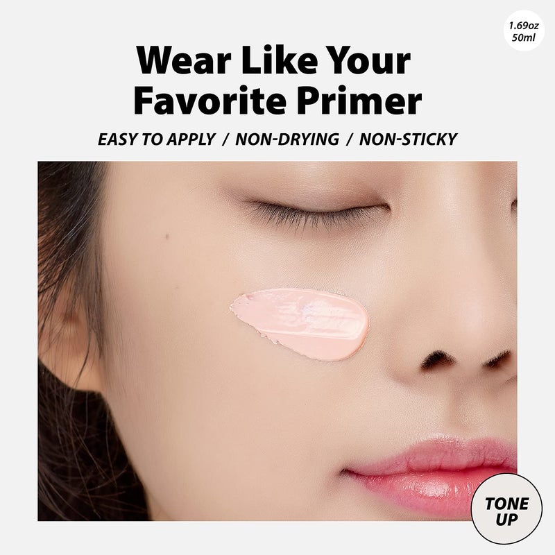 A'PIEU Pure Block Tone Up Sunscreen Base SPF5 50ml | Tone-Up Reef Safe Korean Sunscreen for Makeup Base - Image 4