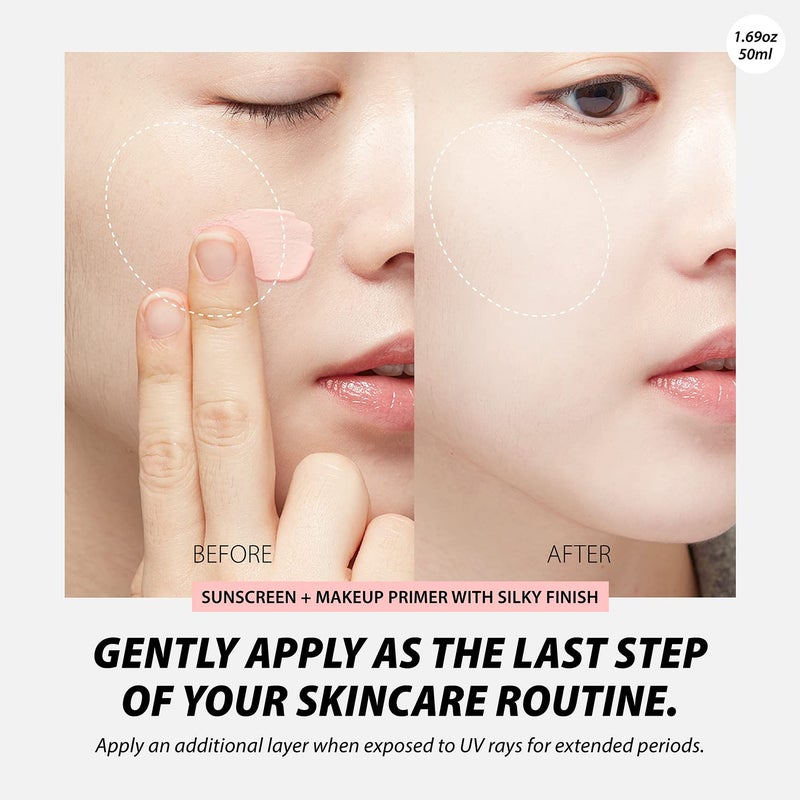 A'PIEU Pure Block Tone Up Sunscreen Base SPF5 50ml | Tone-Up Reef Safe Korean Sunscreen for Makeup Base - Image 5