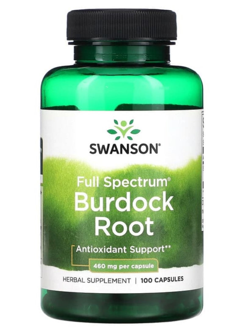 Full Spectrum Burdock Root 460 mg 100 Caps