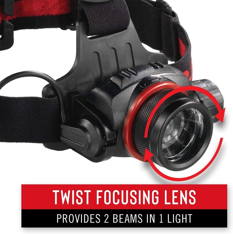 COAST HL8R 800 Lumen Rechargeable PURE BEAM Focusing LED Headlamp Black - Image 2