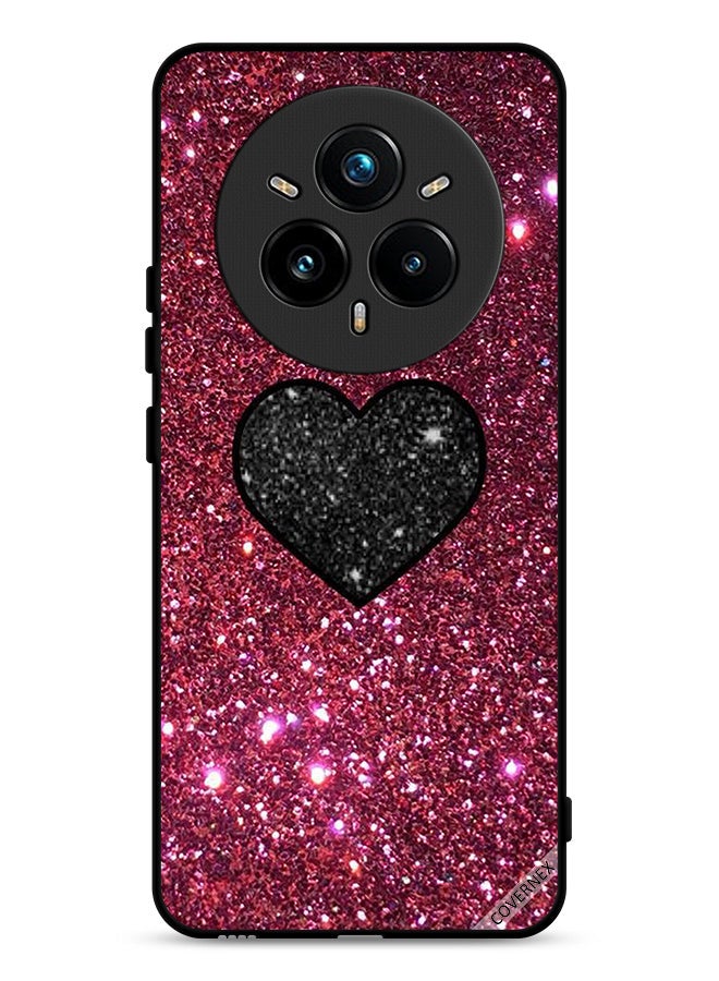 Covernex Realme 14 Pro 5G Protective Case Cover Heart In Glitters