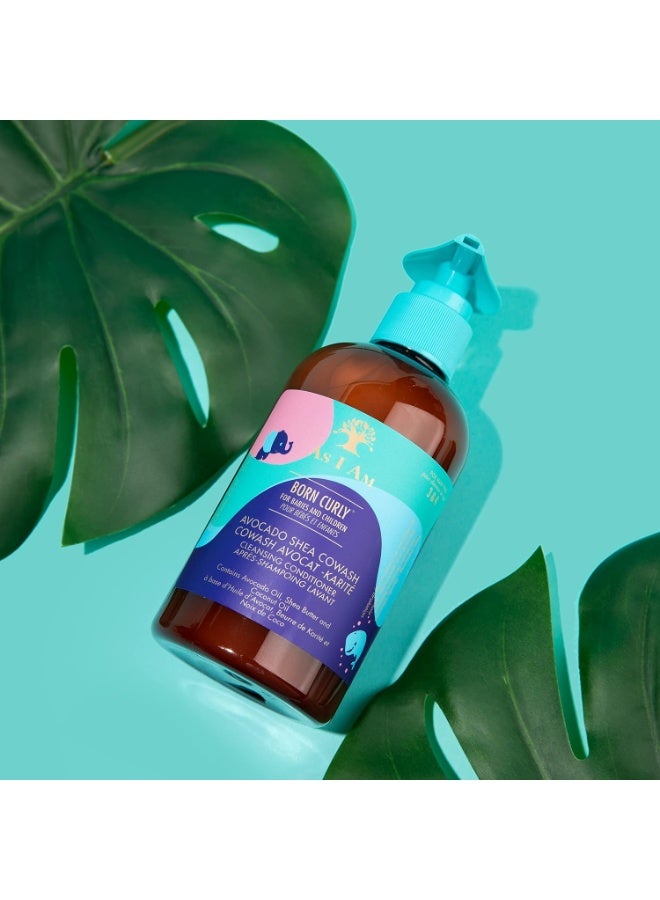 آز أي آم غسول الشعر بورن كيرلي بالأفوكادو وشيا للأطفال والرضع 240 مل - Image 2