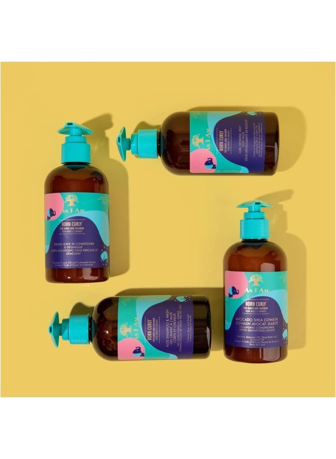 آز أي آم غسول الشعر بورن كيرلي بالأفوكادو وشيا للأطفال والرضع 240 مل - Image 4