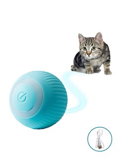 Interactive Cat Toys Ball, Automatic 360° Self-Rotating Rolling Ball with USB Rechargeable pet Exercise Chase Toy Ball for Kitten & Dog Playing