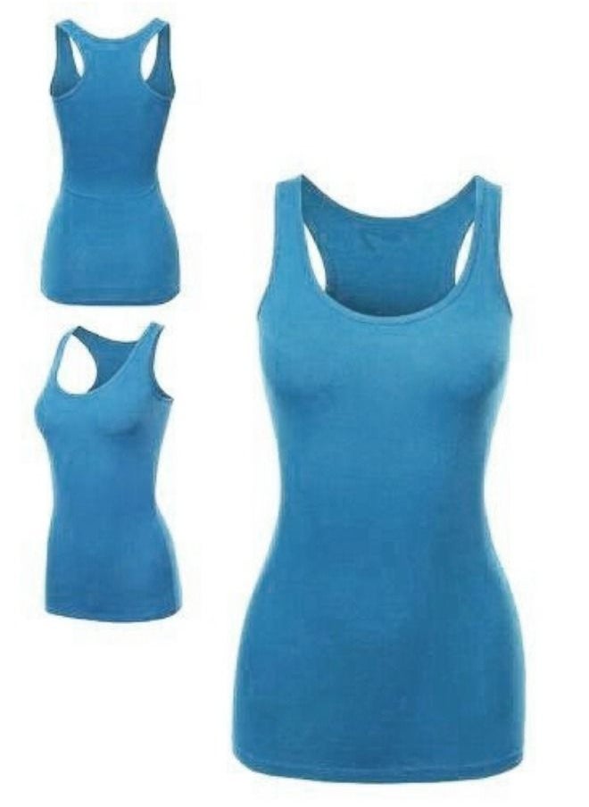 Generic - Women cotton blend basic top tank body shirt - Image 1