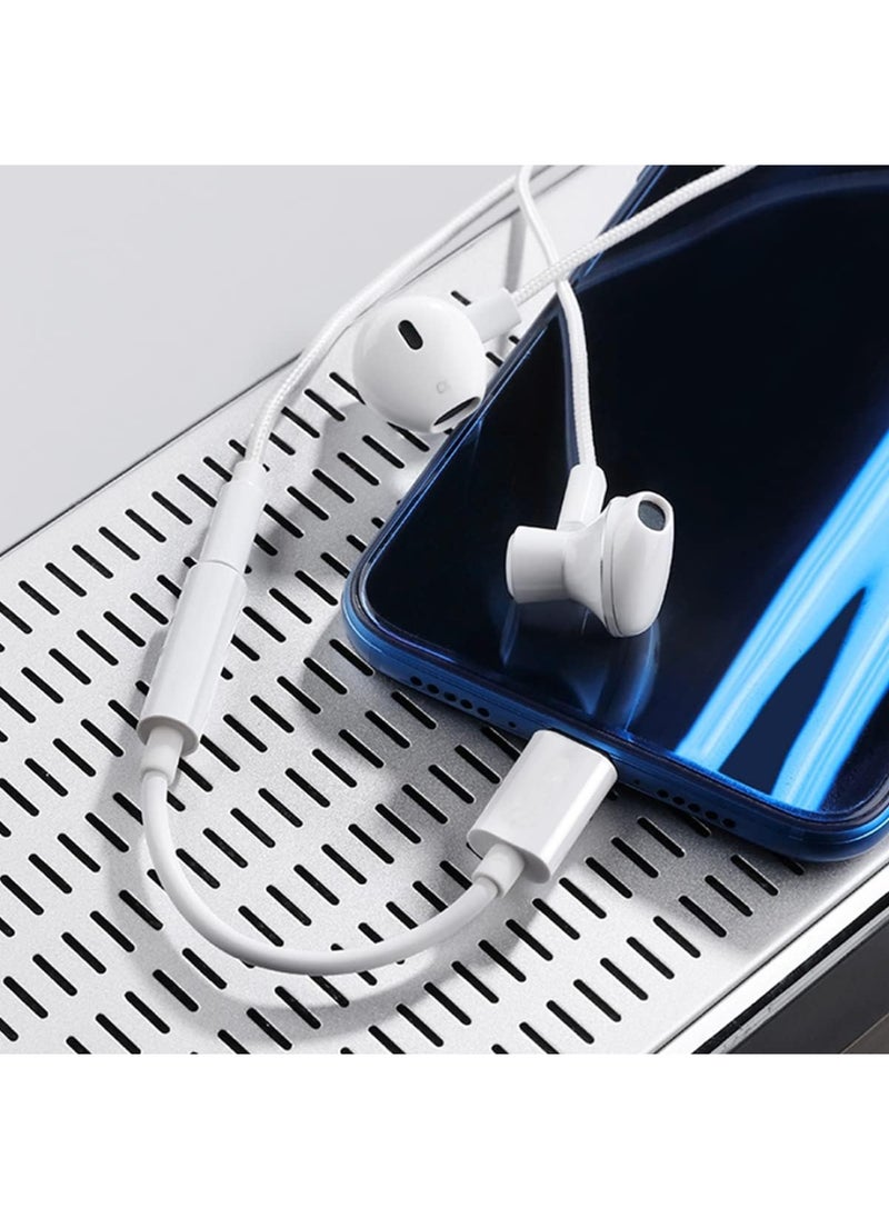 ECVV - Headphone Jack Converter USB Type C to 3.5mm Female Aux Adapter Compatible for Iphone 15 and all USB Type C Devics - Image 1