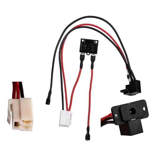 weelye Charging Hole for Children Electric Vehicle 6V 12V 24V Round Charging Port for Children Electric Vehicle Charger Socket Strip line Replacement Parts - Image 1